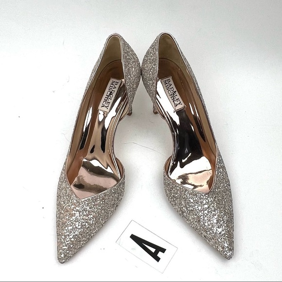 Badgley Mischka Daisy II Half d'Orsay Pump sz 9 - Picture 3 of 12
